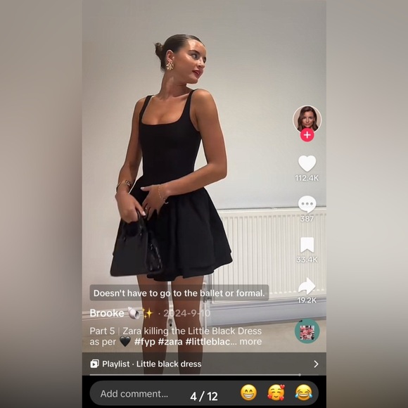 Elegant Black Sleeveless Dress - Picture 4 of 11